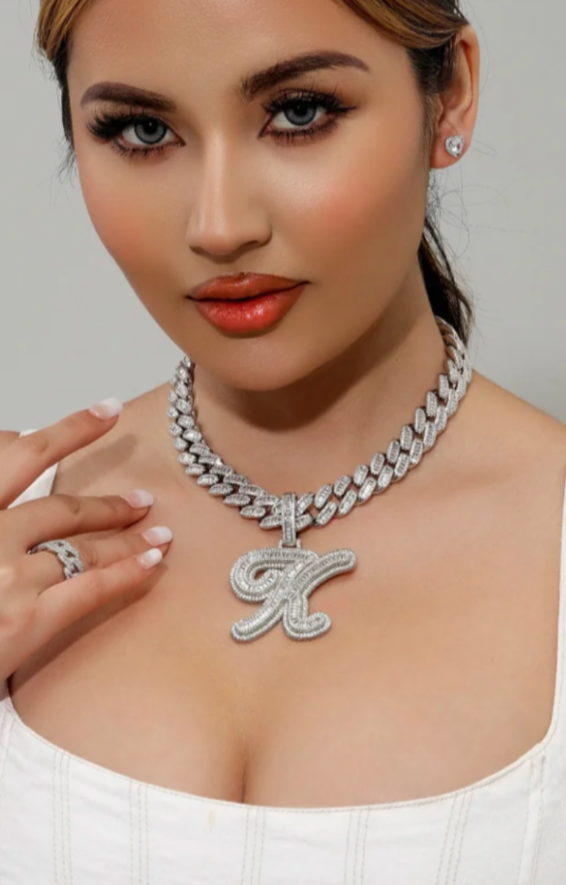 LUXIIVA® BOSS LADY INITIAL PENDANT(Ready to Ship)
