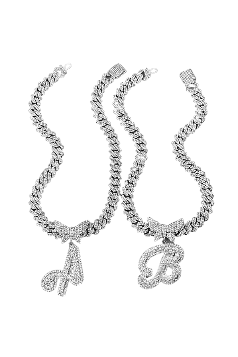 LUXIIVA® BUTTERFLY INITIAL PENDANT(Ready to Ship)