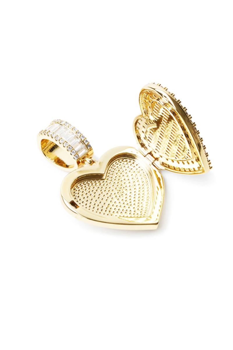 LUXIIVA® LOCKET HEART CUSTOM PICTURE PENDANT