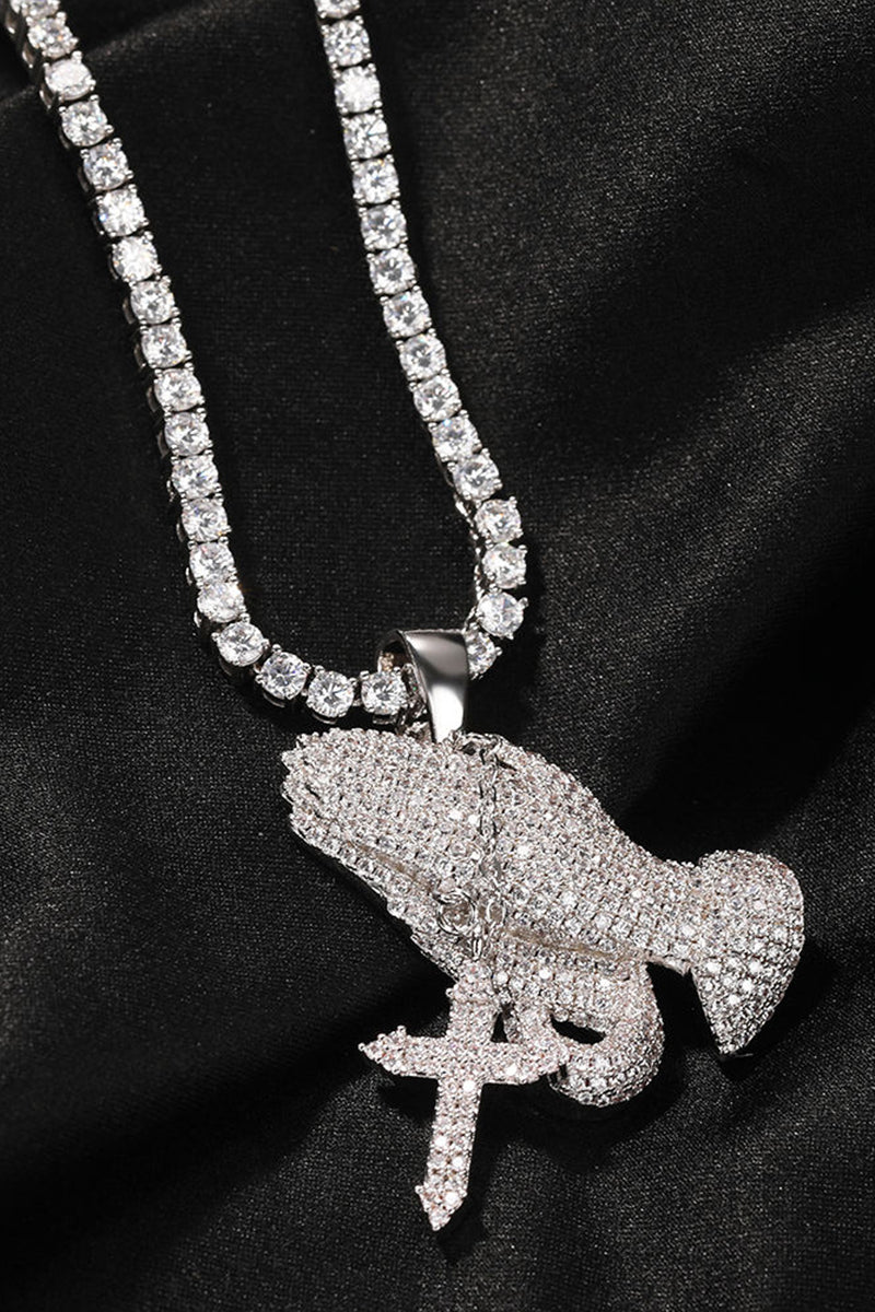 LUXIIVA® PRAYING HANDS PENDANT (Ready to Ship)