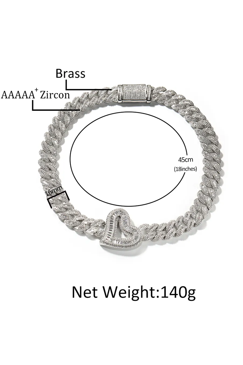 LUXIIVA® ZIRCONIA PRETTY HEART BRACELET(Ready to Ship)