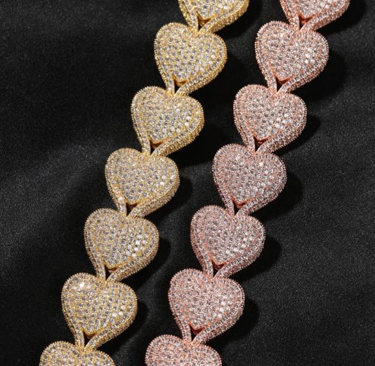 LUXIIVA® BUBBLE HEART BRACELET (Ready to Ship)