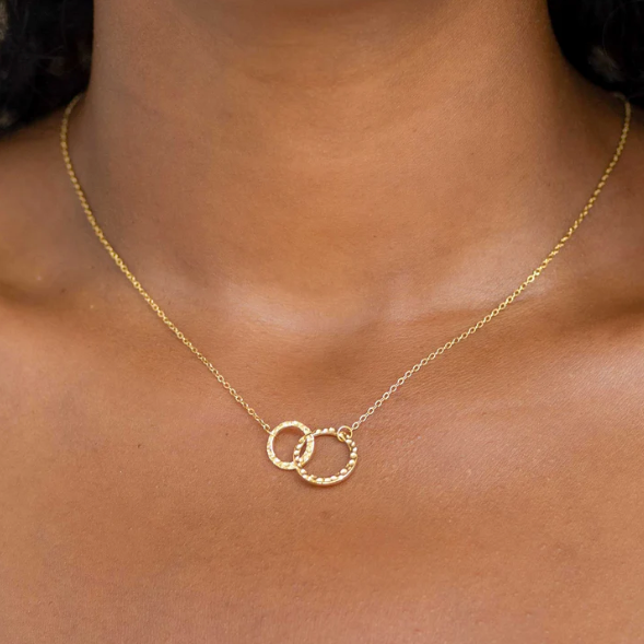 LUXIIVA® INTERLOCKING CIRCLES NECKLACE(Ready to Ship)