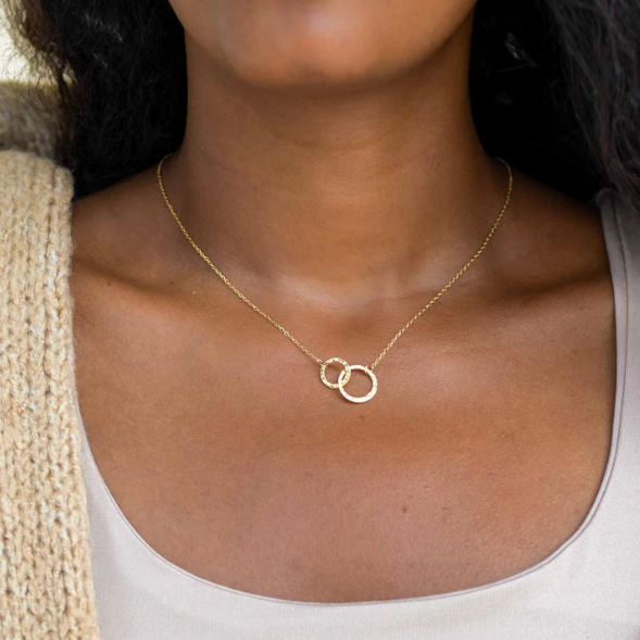 LUXIIVA® INTERLOCKING CIRCLES NECKLACE(Ready to Ship)