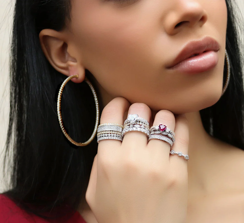 LUXIIVA® ICED OUT HOOPS (Ready to Ship)
