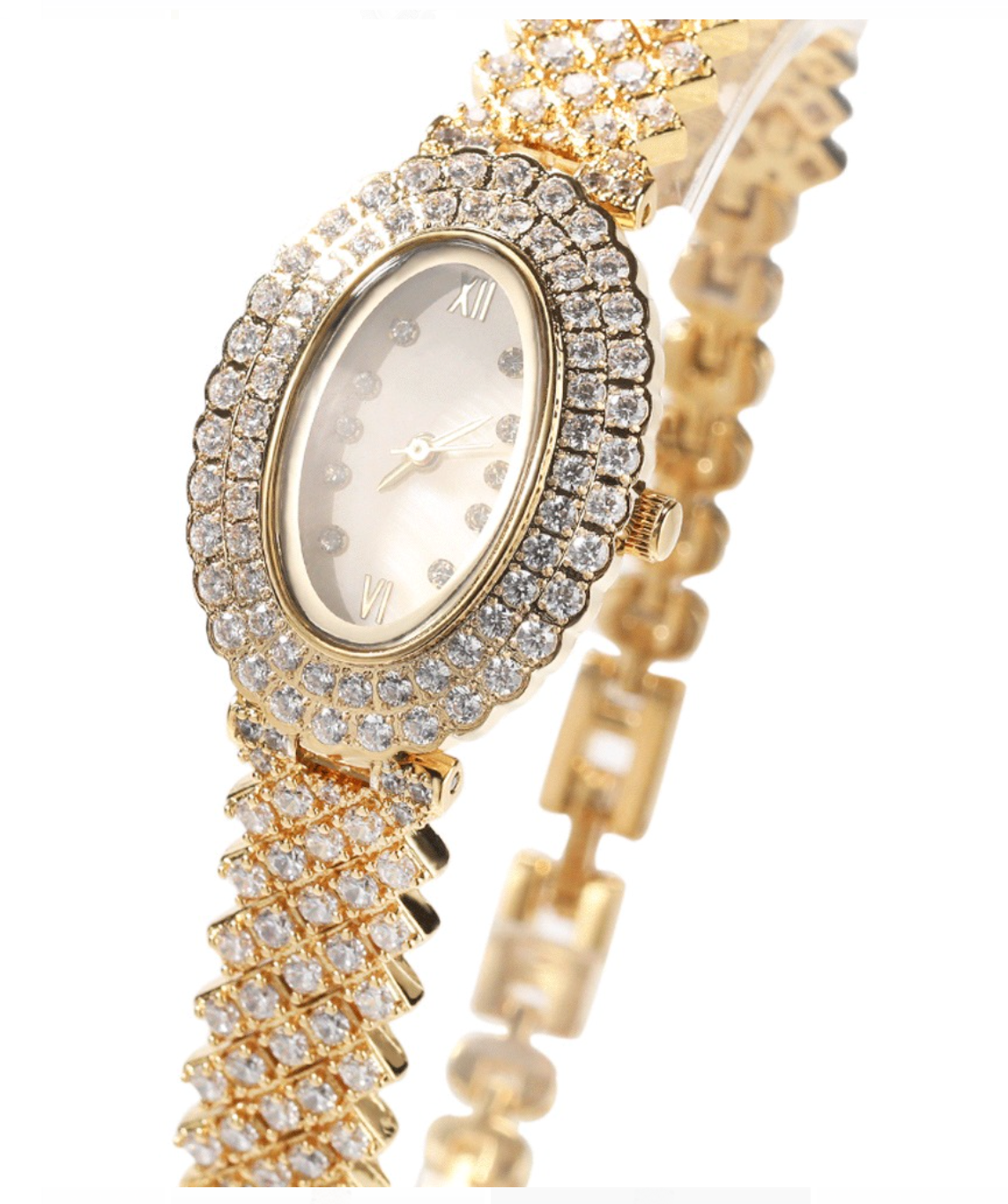 LUXIIVA® VINTAGE DIAMOND WATCH (Ready to Ship)