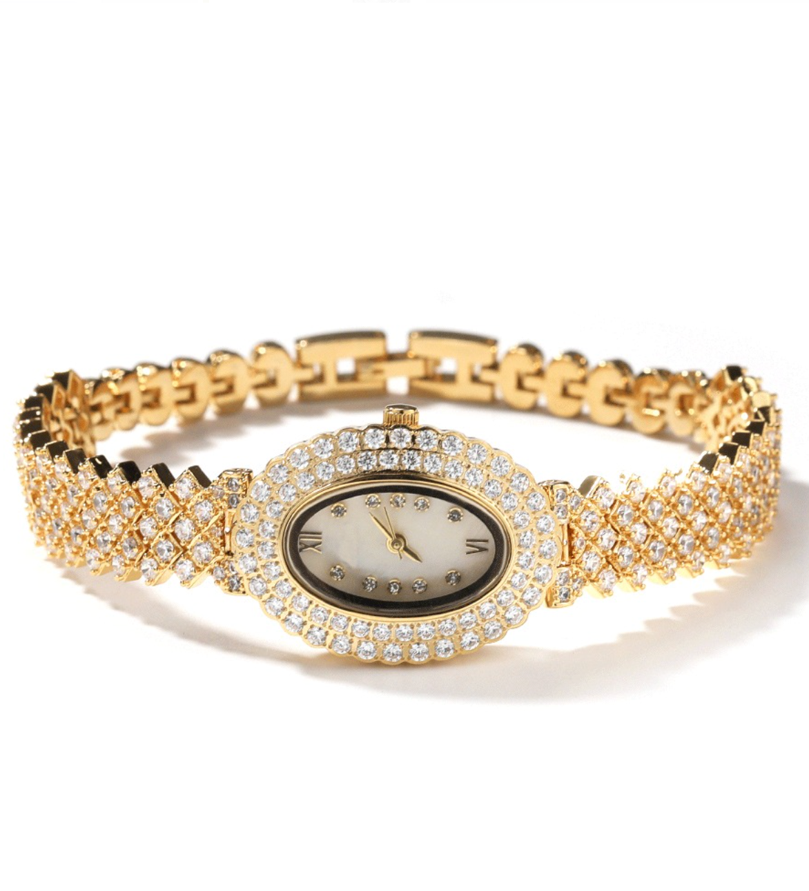 LUXIIVA® VINTAGE DIAMOND WATCH (Ready to Ship)