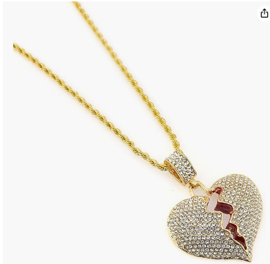 LUXIIVA® BROKEN HEART NECKLACE(Ready to Ship)