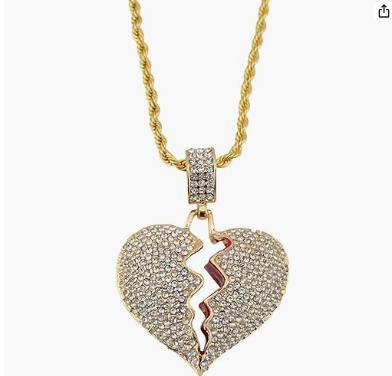 LUXIIVA® BROKEN HEART NECKLACE(Ready to Ship)