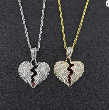 LUXIIVA® BROKEN HEART NECKLACE(Ready to Ship)