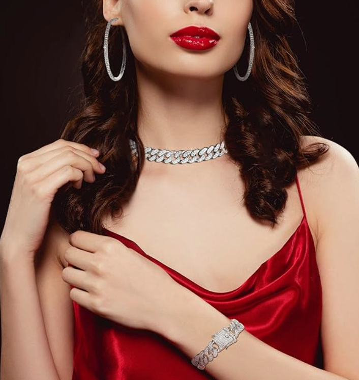 MABEL NECKLACE, BRACELET AND HOOP STACK(Ready to Ship)