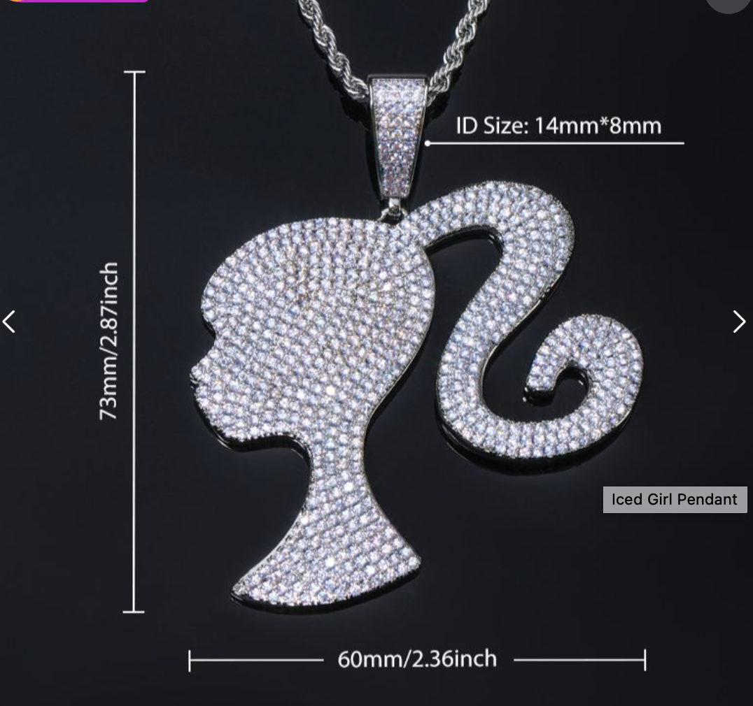LUXIIVA® BARBIE GIRL INSPIRED NECKLACE (Ready to Ship)