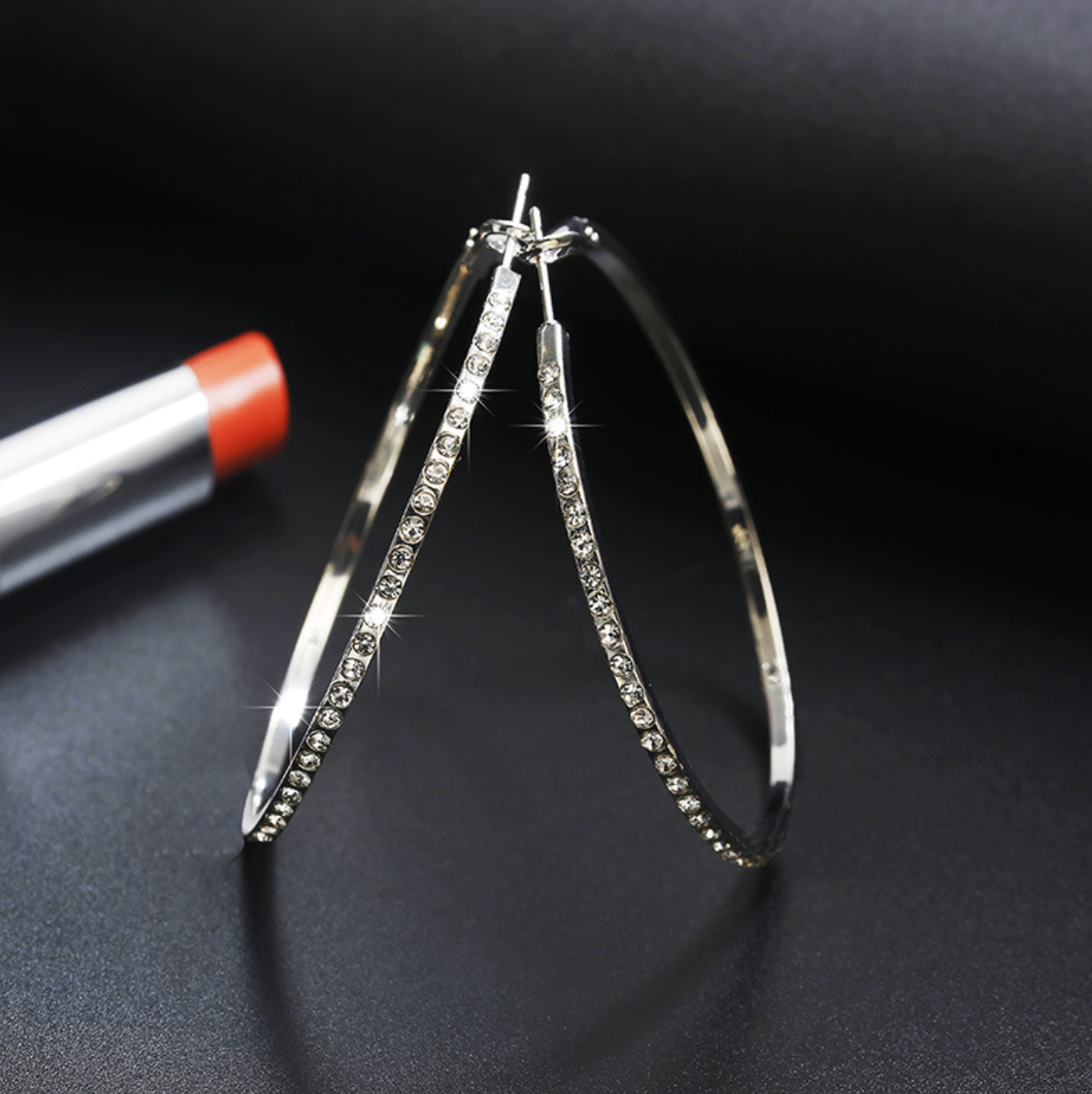 LUXIIVA® ICED OUT HOOPS (Ready to Ship)