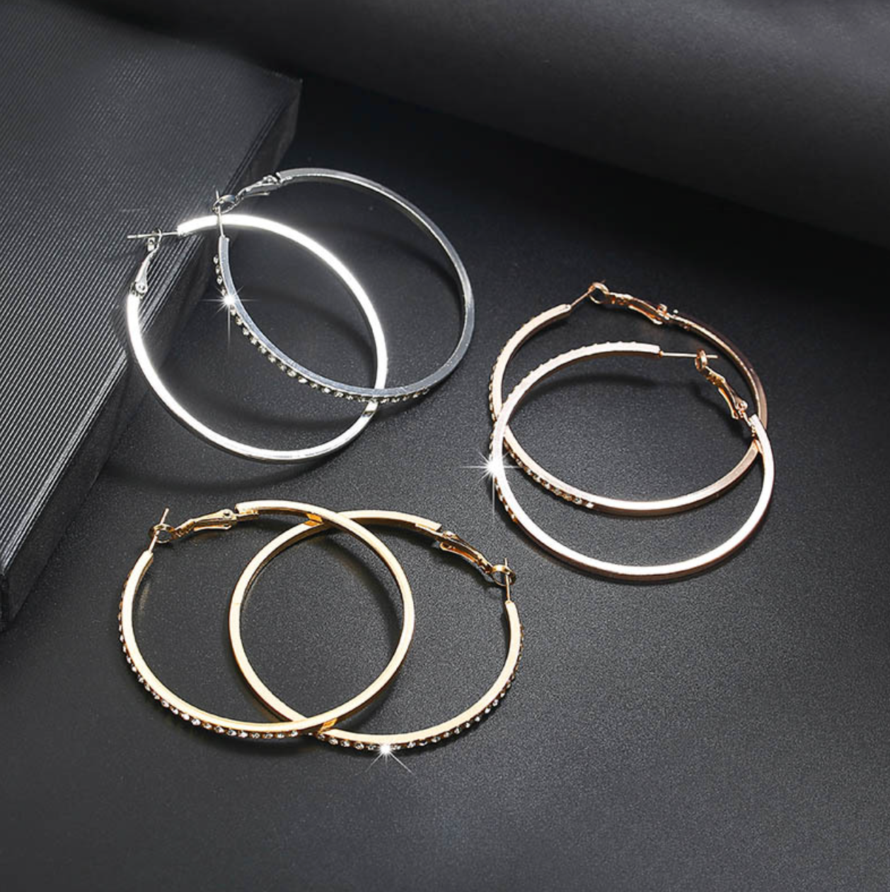 LUXIIVA® ICED OUT HOOPS (Ready to Ship)