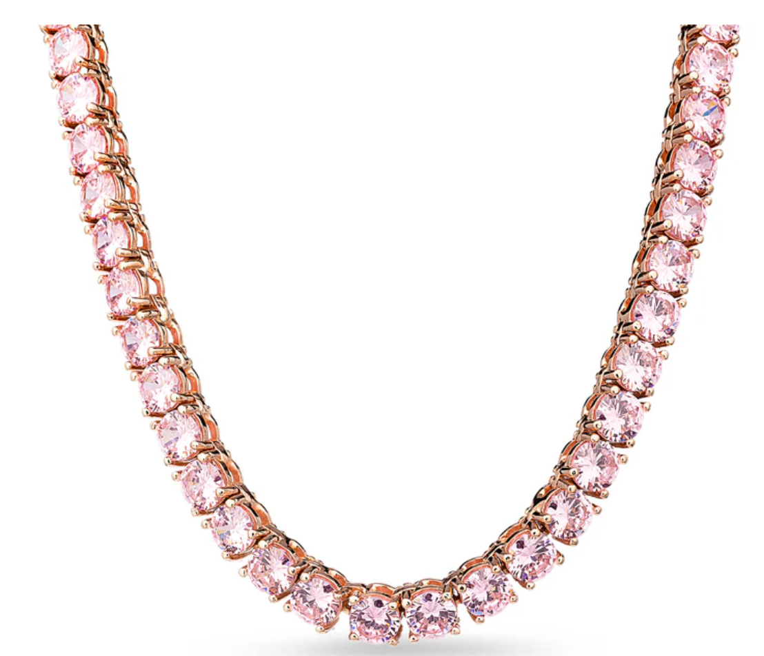 3MM-5MM ICY TENNIS NECKLACE(Ready to Ship)