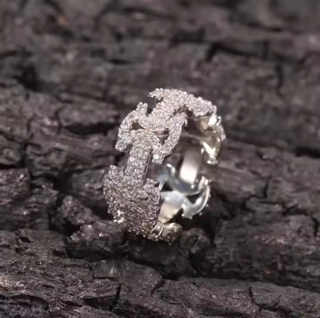 LUXIIVA® ICED OUT ETERNITY RING(Ready to Ship)
