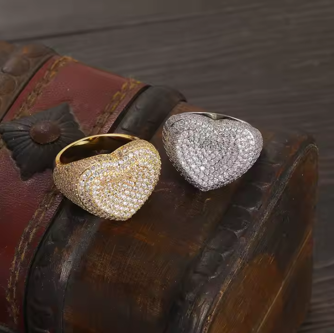 LUXIIVA® BOLD HEART RING(Ready to Ship)