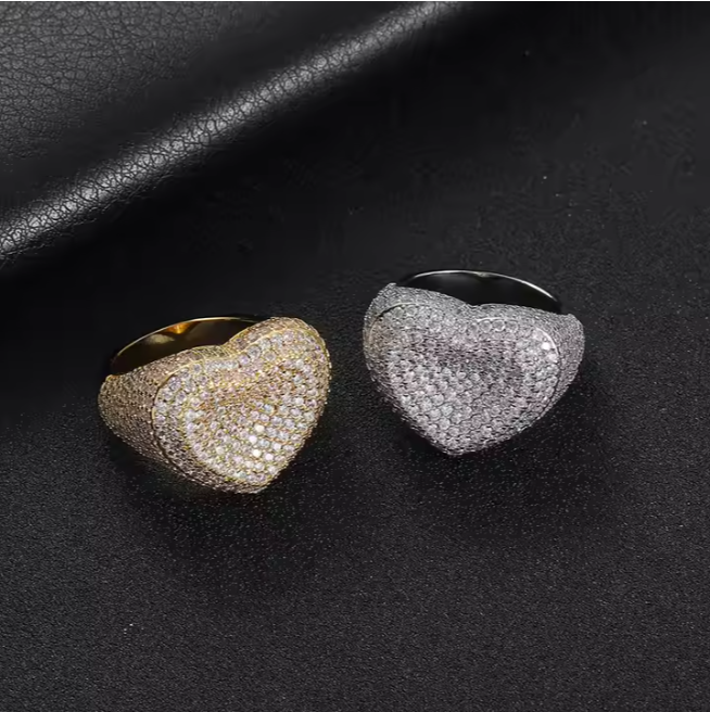 LUXIIVA® BOLD HEART RING(Ready to Ship)