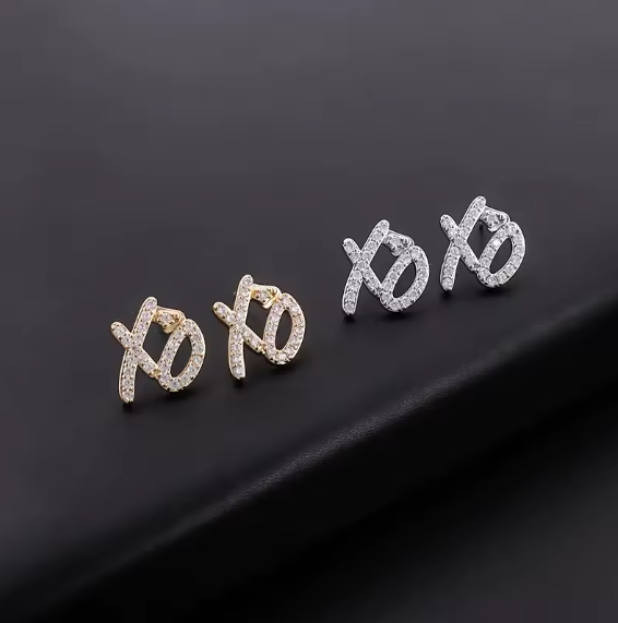 LUXIIVA® XO XO EARRINGS(Ready to Ship)