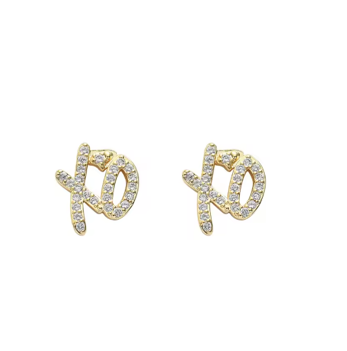 LUXIIVA® XO XO EARRINGS(Ready to Ship)