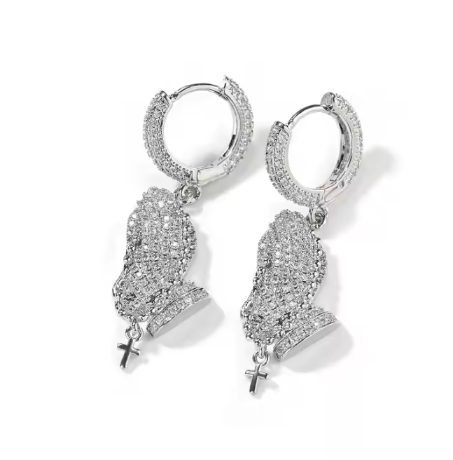 PRAYING HANDS EARRINGS(Ready to Ship)
