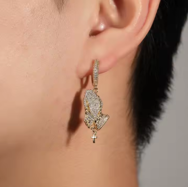 PRAYING HANDS EARRINGS(Ready to Ship)