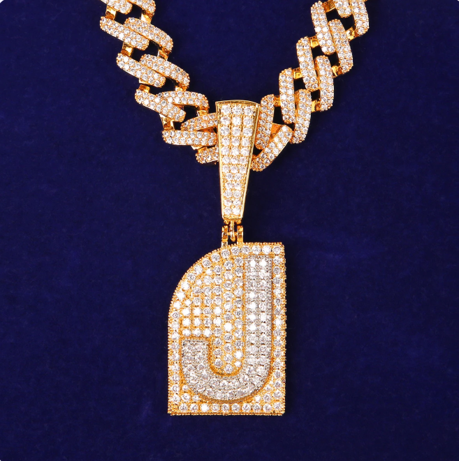 LUXIIVA® INITIAL SINGLE LETTER PENDANT(Ready to Ship)