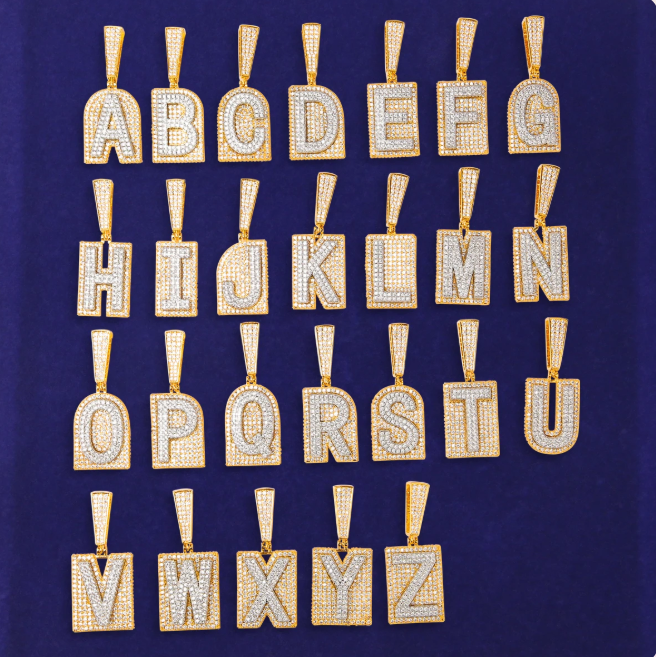 LUXIIVA® INITIAL SINGLE LETTER PENDANT(Ready to Ship)