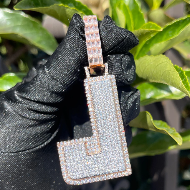 LUXIIVA® INITIAL ICED OUT CUSTOM NAME PENDANT(Ready to Ship)