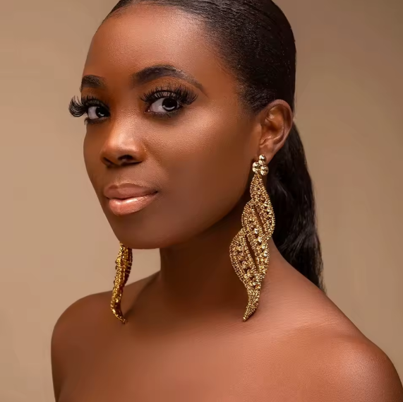 LUXIIVA® ELEGANCE LEAF DROP EARRINGS(Ready to Ship)