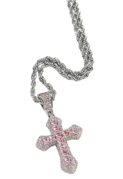 LUXIIVA® SACRED SPARKLE PINK PENDANT (Ready to Ship)