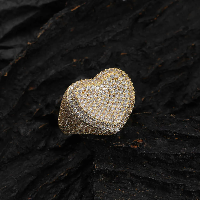 LUXIIVA® BOLD HEART RING(Ready to Ship)