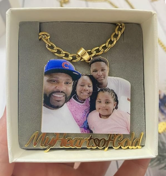 LUXIIVA® COLOUR CUSTOM PICTURE NECKLACE