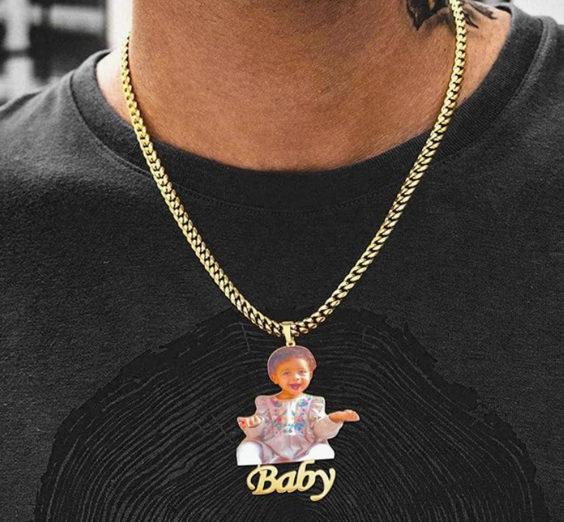 LUXIIVA® COLOUR CUSTOM PICTURE NECKLACE