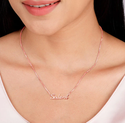 LUXIIVA® BRITTANY CURSIVE NAME NECKLACE