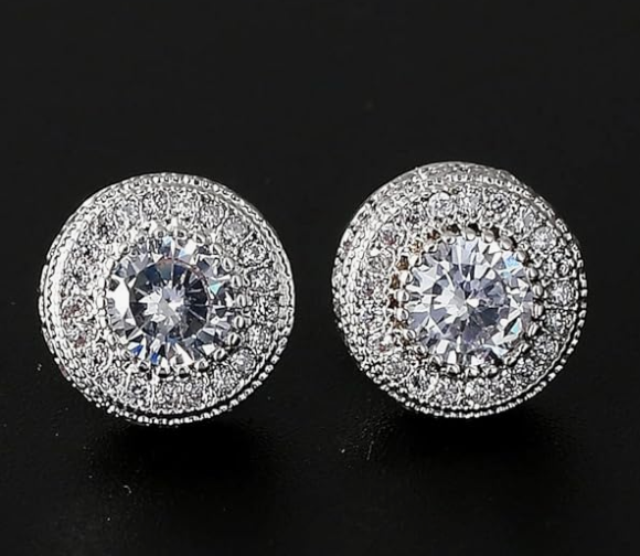 LUXIIVA® RADIANT CRYSTAL STUD EARRINGS(Ready to Ship)