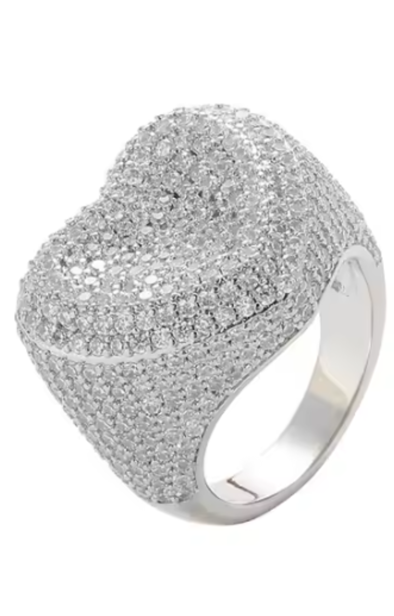 LUXIIVA® BOLD HEART RING(Ready to Ship)