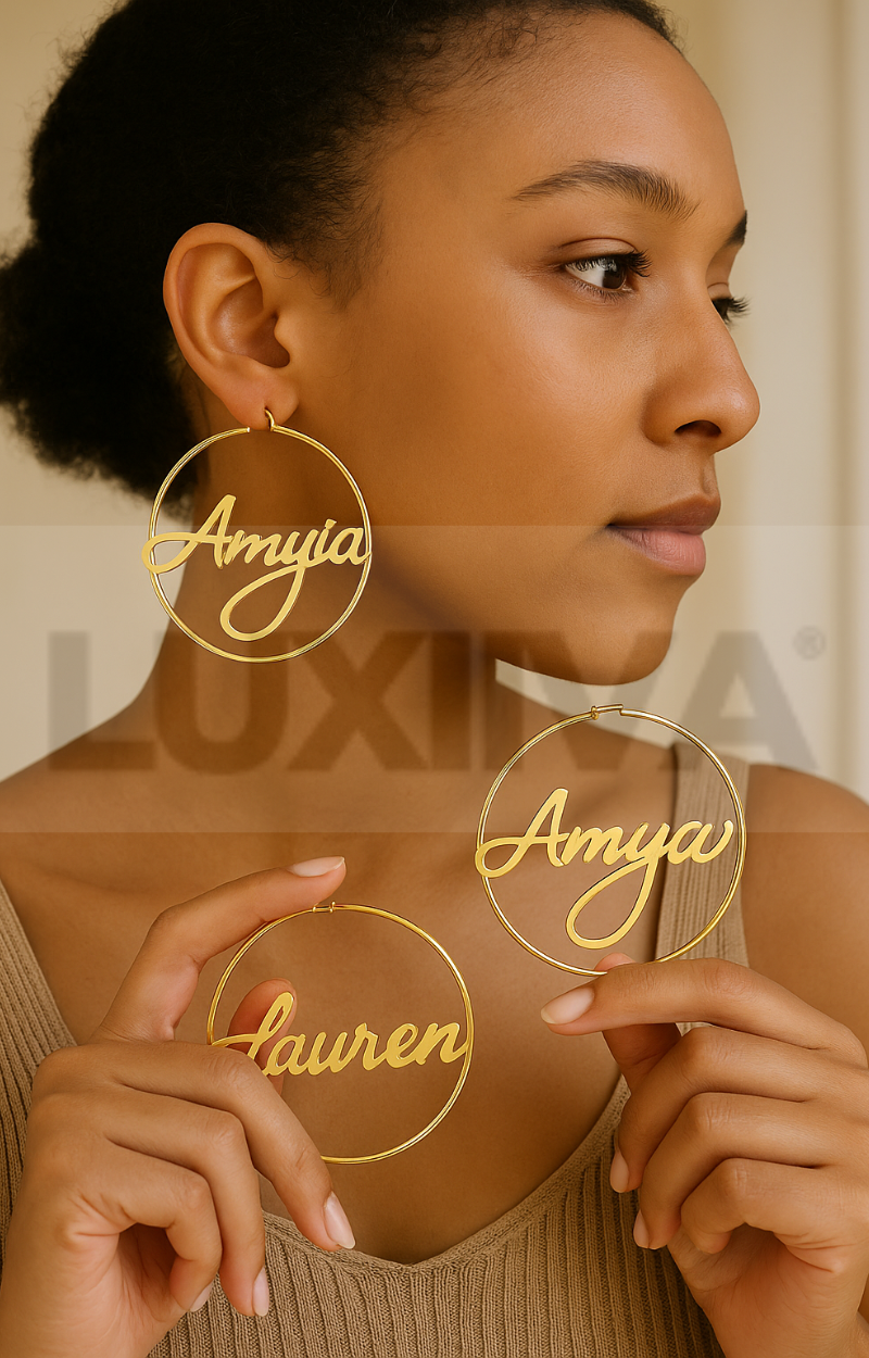 LUXIIVA® GENESIS HOOPS EARRINGS