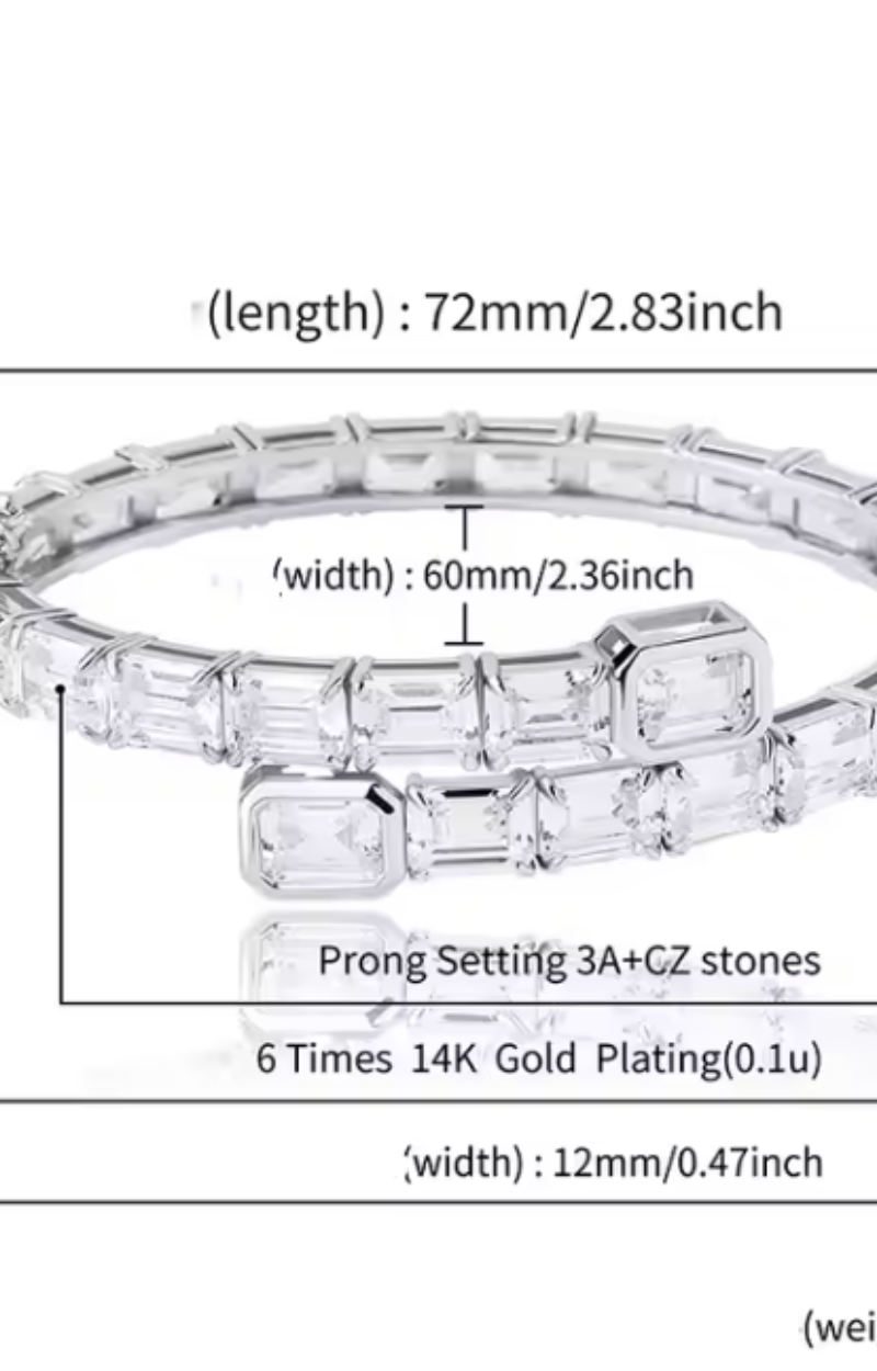 LUXIIVA® PRINCESS SQUARE BRACELET(Ready to Ship)
