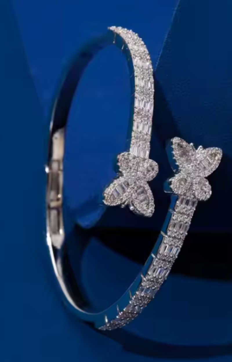 ICY BUTTERFLY BRACELET (Ready to Ship)
