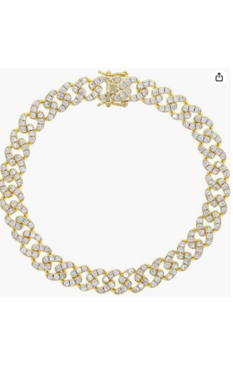 LUXIIVA® 9MM CUBAN ANKLETS- GOLD (Ready to Ship)