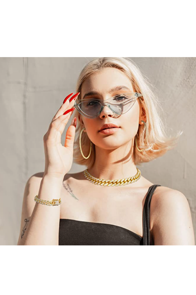 LUXIIVA Sonia Necklace, Bracelet And Hoops(Ships Same Day) - alternate color or size variation
