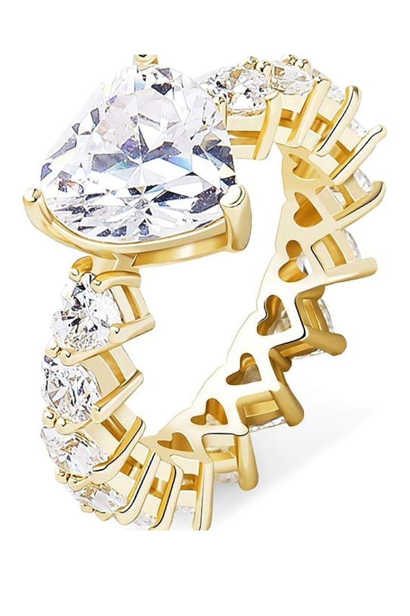 LUXIIVA® JENNIFER HEART CZ RINGS(Ready to Ship)