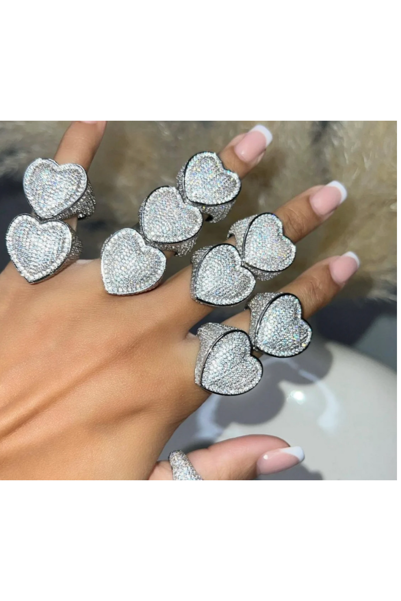 SENA HEART CZ RING(Ready to Ship)