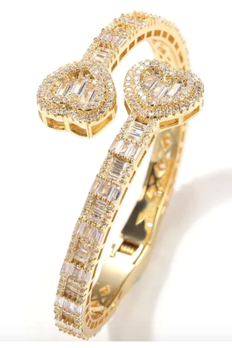 LUXIIVA® OPEN HEART CZ BRACELET (Ready to Ship)