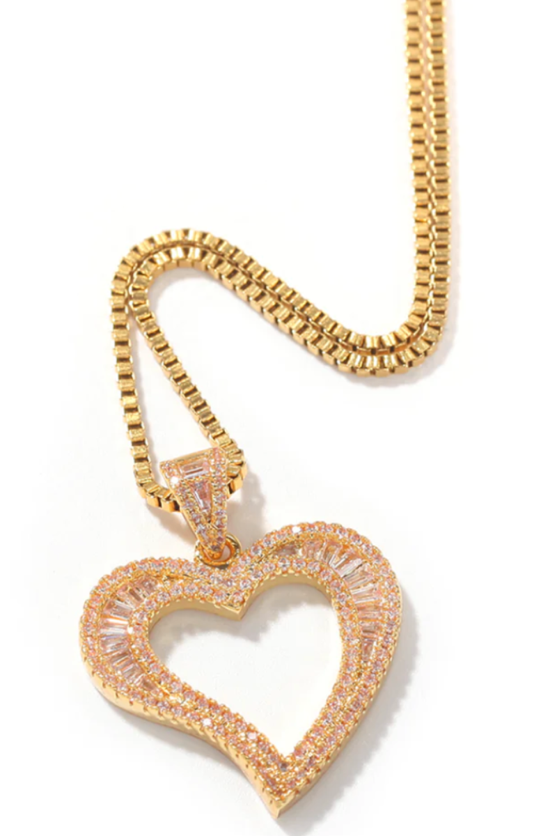LUXIIVA® HEART SWIRL PENDANT(Ready to Ship)