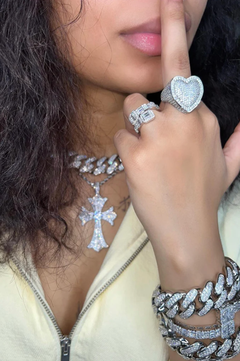 SENA HEART CZ RING(Ready to Ship)