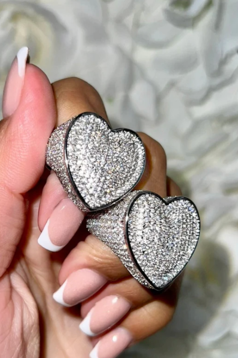 SENA HEART CZ RING(Ready to Ship)