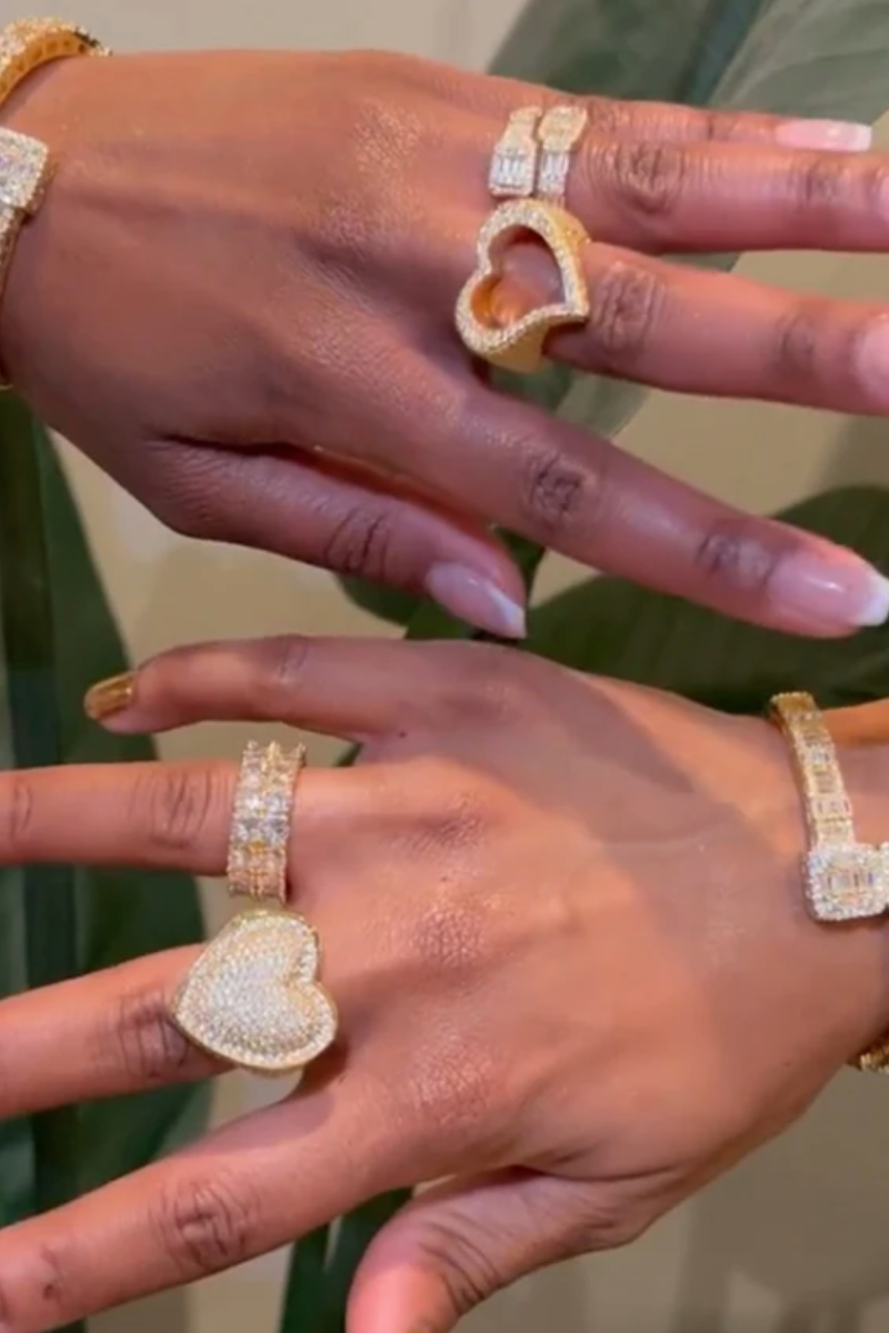 SENA HEART CZ RING(Ready to Ship)