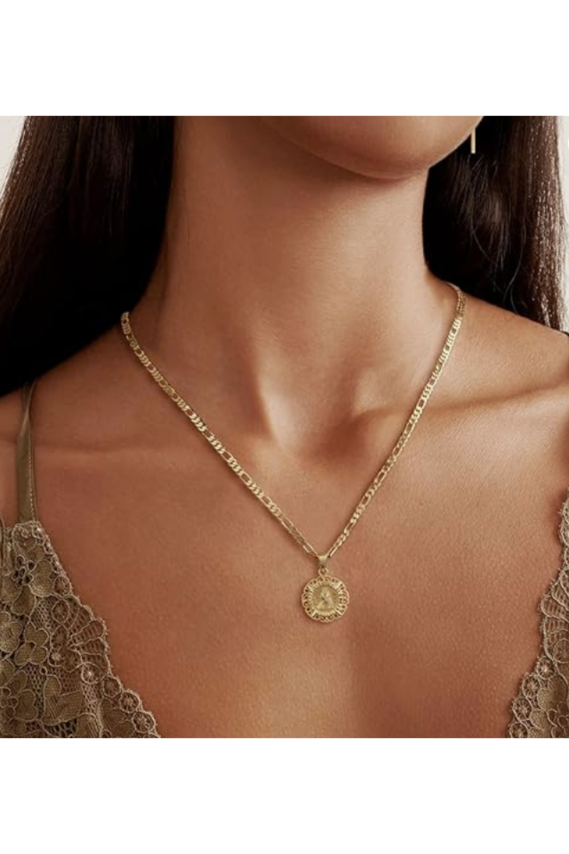 LUXIIVA® SARAI INITIAL NECKLACE(Ready to Ship)